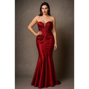 Camille La Vie Womens 6 Hot Pink Mermaid‎ Prom Homecoming Party Cocktail Dress